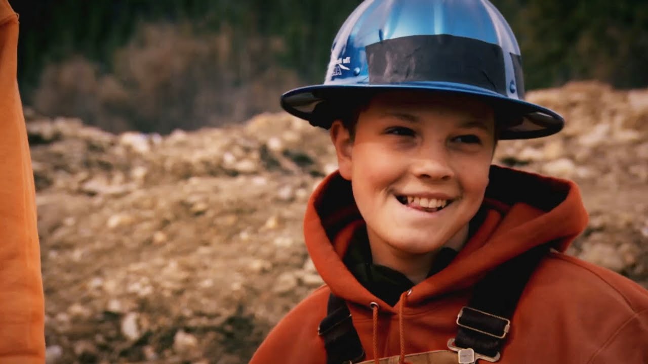 Image of young Hunter Hoffman on Gold Rush